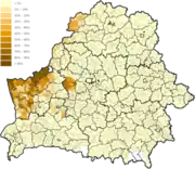 Distribution of Poles by 3rd level administrative units