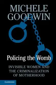 The cover has the title and author's name in large serif font with a pair of handcuffs in the center.