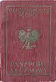 Polish service passport used by an employee at the consulate in Germany 1936–1939