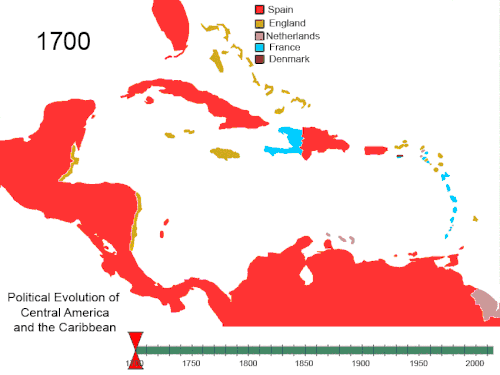 Image 14Political evolution of Central America and the Caribbean from 1700 to present (from History of the Caribbean)