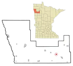 Location of McIntosh, Minnesota