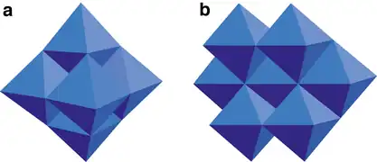 (a) Hexamolybdate [Mo6O19]2− (b) Heptamolybdate [Mo7O24]6−