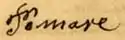 Pōmare IV's signature