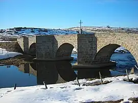 The Marchastel bridge, over the river Bès