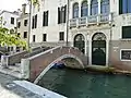 private bridge of the palazzo Gradenigo a S.GiustinaRio de San Francesco de la Vigna