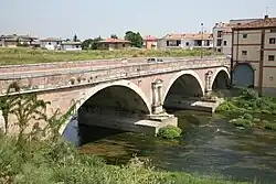 Bridge on the Tesina river.