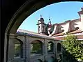 Cloister and adjoining St Bartholomew's Church