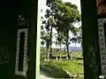 Pergola from inside the lookout point