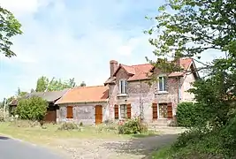 Former railway station in Romaine.