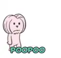 Poo Poo A male Bichon Frise who has trouble with his masculinity. He and Poncho often team up whenever they feel like the odds in the pack are stacked against them. Despite seeming small and weak, he has an inner demon.