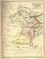 Beluchistan, shown as an independent kingdom along with Afghanistan and Turkestan, in an 1880 map.