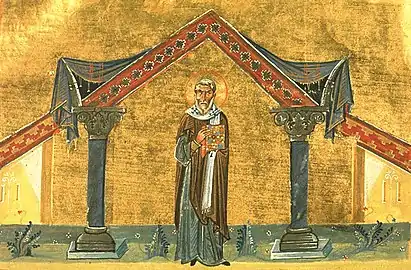 Saint Agatho of Rome, Pope of Rome.