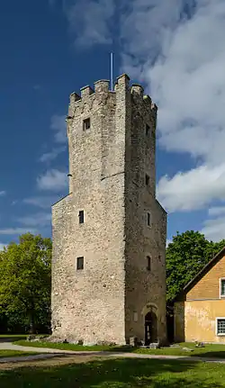 Porkuni Castle gate tower