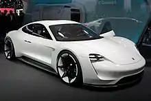 Porsche Mission E at the IAA 2015