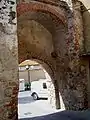 The inner side of the Porta Grossetana