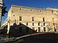 The monastery "Monastero del Soccorso", part of the city walls and close to Porta Matera