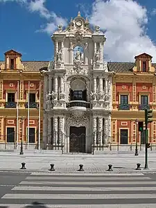 Palacio de San Telmo in Seville by Leonardo de Figueroa (1682–1895)