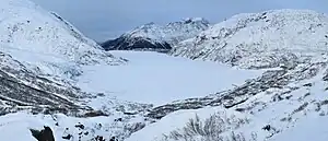 Portage Lake in winter