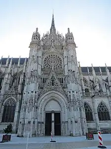 North transept façade