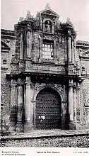 Portal of the convent in 1922