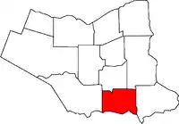 Location of Port Colborne in the Niagara Region
