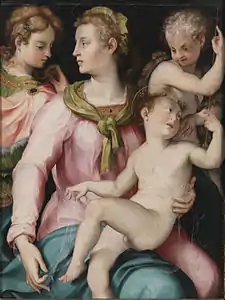 Virgin, Child, Infant John, and Saint Margaret, 1565–74, Princeton University Art Museum