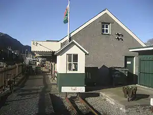 The WHHR station building at Porthmadog