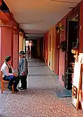 Porticoes in via San Leonardo