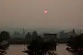 Portland skyline from Mt. Tabor at sunset