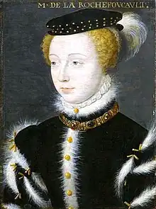 Comtesse Charlotte La Rochefoucauld. Paris, Louvre, c. 1555.