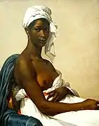 Portrait of a black woman (1800), by Marie-Guillemine Benoist, Musée du Louvre, Paris.