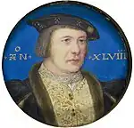 Portrait miniature of a gentleman, possibly Charles Brandon, Duke of Suffolk, c. 1532