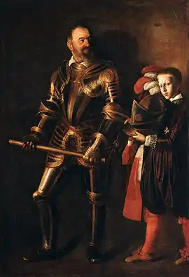 Caravaggio, Portrait of Alof de Wignacourt and his Page