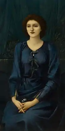 Portrait of Madeleine Deslandesby Edward Burne-Jones