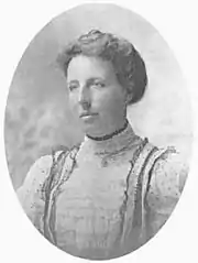 Portrait of Mary Isabel Fraser (1863-1942) in 1910.