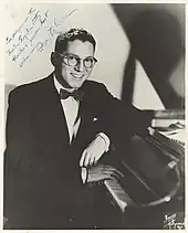 Black-and-white photograph of Lehrer