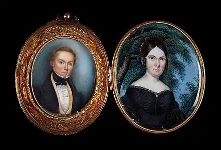 Portraits of a Gentleman and a Lady (1839)