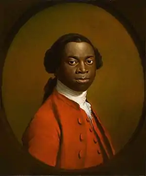 Portrait of an African, oil on canvas, between 1757 and 1760.