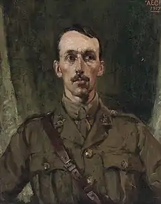 Portrait of an Officer from the Artists Rifles (1917), by Cooper.
