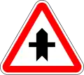 Crossroad with priority