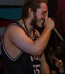 Post Malone performing in May 2015.