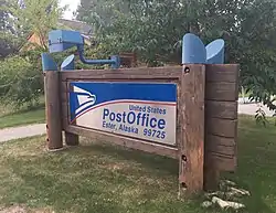 The United States Post Office in Ester, Alaska