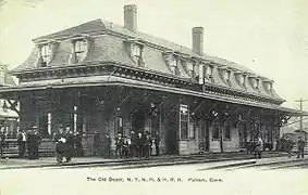 "Old" railroad depot, 1906