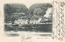 1902 postcard of Radna