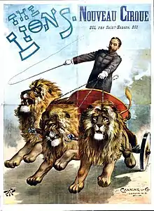 Poster for the Nouveau Cirque