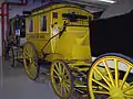 Nineteenth century German Reichspost mail coach for both passengers and mail