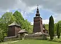 Greek Catholic wooden Church of Saint Paraskeva of the in Potoky, Prešov Region.