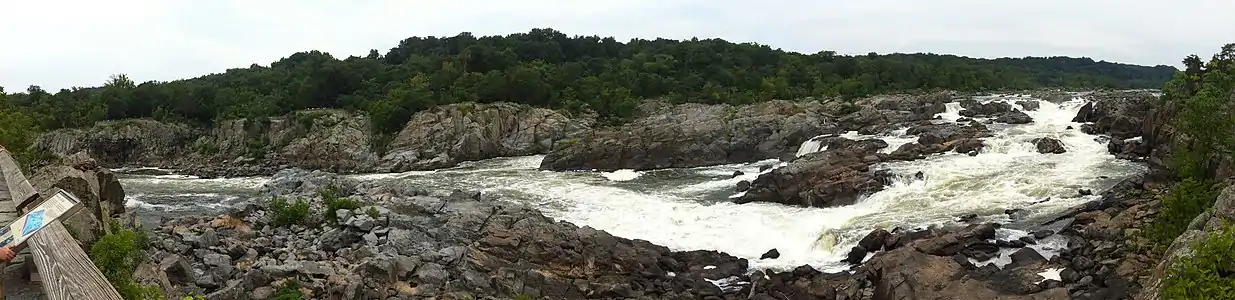 Great Falls panorama from Maryland