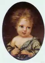 Portrait of Leonid Maikov, the artist's son, as a child