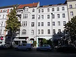 Squatted houses at Potsdamer Strasse